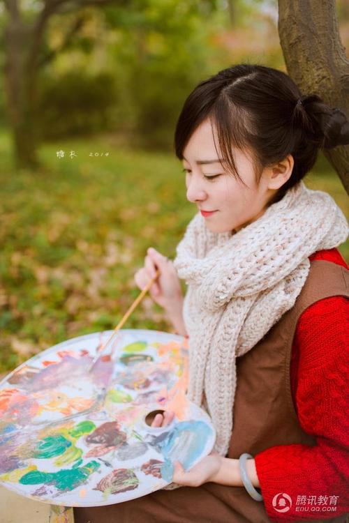 中国计量学院校花赵雨青春洋溢 充满校园气息(图)