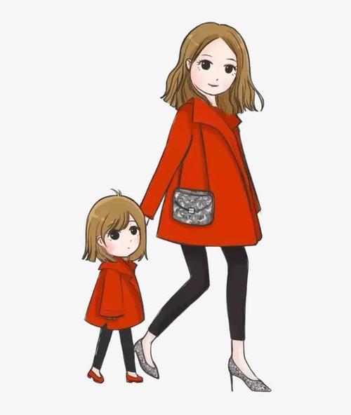 关键词 : 母女,卡通,亲子装,可爱
