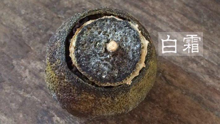 小青柑普洱茶起白霜-新会小青柑皮发白是怎么回事?