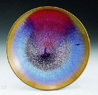 钧瓷龙凤盘的介绍