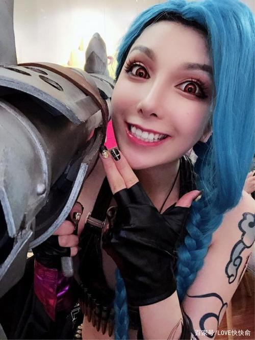 cos英雄联盟 金克斯 jinx 是我高中时期最想出的一个