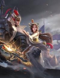 《王者荣耀》干将莫邪久胜战神皮肤壁纸图片