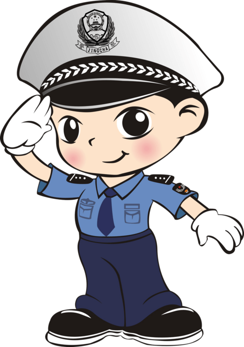 警察叔叔简笔画-在线图片欣赏q版警察简笔画警察q版卡通