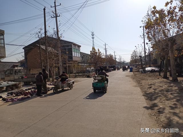 丰县首羡镇便集千年古村热闹集市