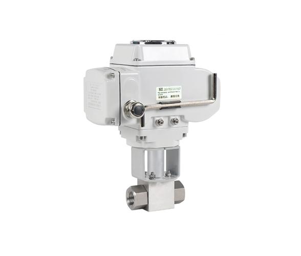 q911w电动高压丝扣球阀 不锈钢高温高压内螺纹球阀