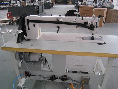 厂家直销上篷牌221762单双针综合送料厚料缝纫机长臂缝纫机