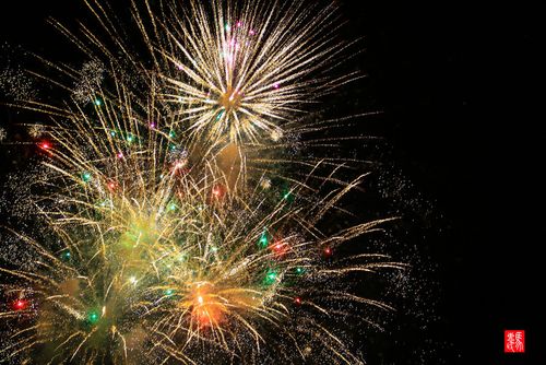 【礼花焰火迎新年摄影图片】纪实摄影_太平洋电脑网