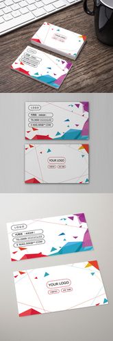缤纷色彩醒目小清新名片 ,小清新,小清新模板,小清新自我介绍,简约小