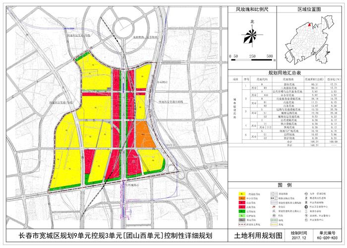 长春市宽城区kc-gd9-kd3[团山西单元]控制性详细规划