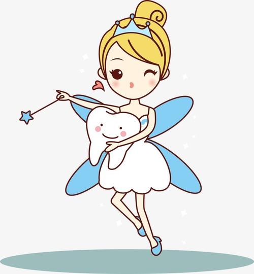 搜图中国提供独家原创创意花仙子牙齿矢量图下载,此素