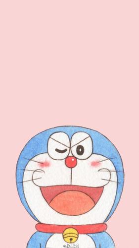 可爱治愈油画风哆啦a梦壁纸,你的童心还在吗