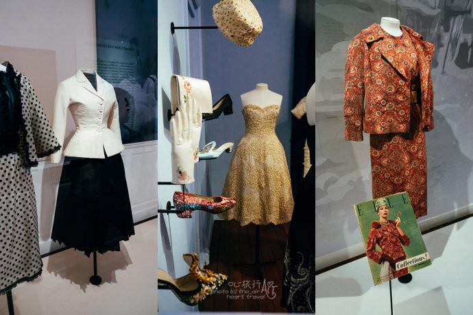 博物馆里展示了迪奥的生活经历及服装作品,你会讶异于很多几十年前所