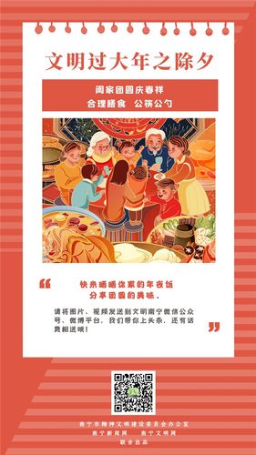 南宁文明网发布"文明过大年"系列海报