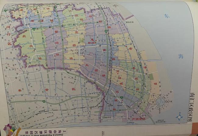 奉贤县地图清末南汇县城南汇,1726年(清雍正四年)置县,1958年划归上海
