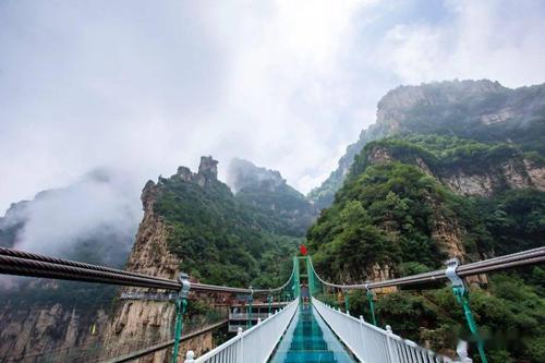 探险写生的好去处休闲度假实在是观光旅游气势宏伟"天脊龙瀑"落差346