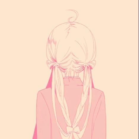 黑白清新动漫头像女生头像背影