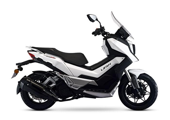 重磅车型力帆kpv150跨界踏板国内首款量产adv踏板实车到店热度不减