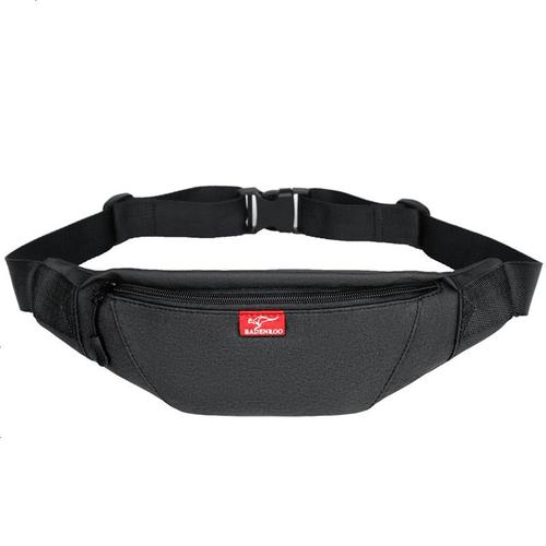 袋鼠腰包牛津布手机包腰包男女士多功能运动跑步腰包零钱包户外跨包