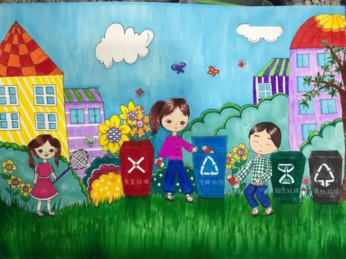 苏州市小学生"垃圾分类,绿色苏州"绘画比赛获奖作品揭晓,港城学子喜获