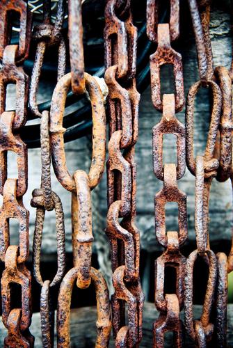 铁链套图-生锈的金属铁链图片素材-铁链创意图片套图