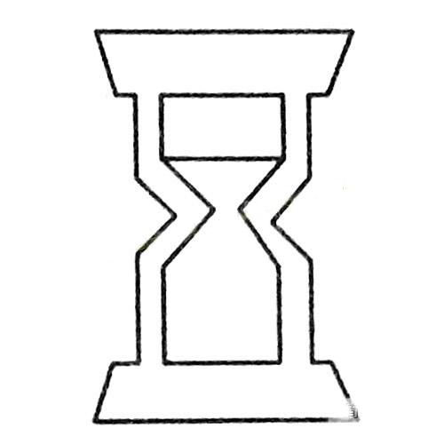 钟表四步画出钟表图教程简笔画