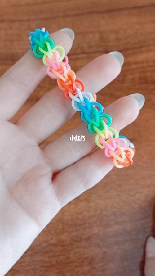 皮筋手链的第n种编法_手链_皮筋_兴趣爱好_手工