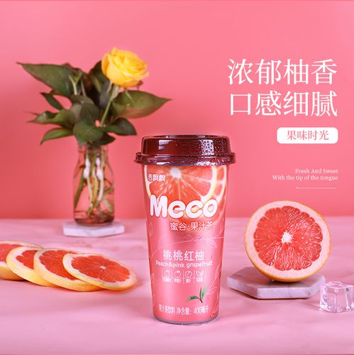 香飘飘果汁茶-桃桃红柚