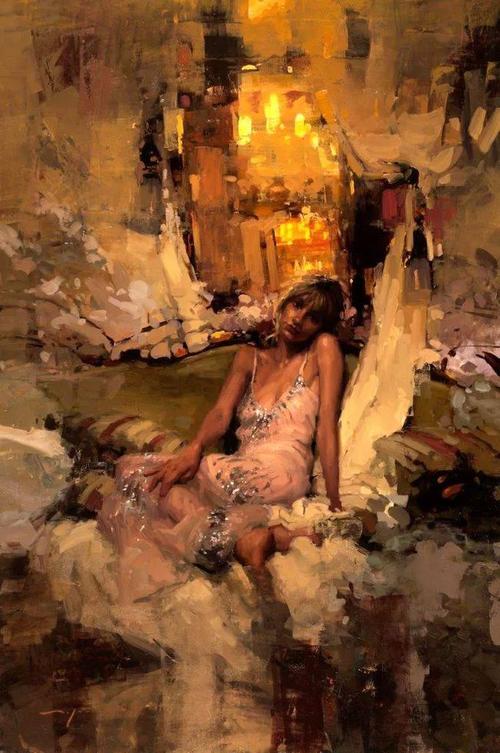 美国画家杰里米曼人体油画作品的光影艺术欣赏