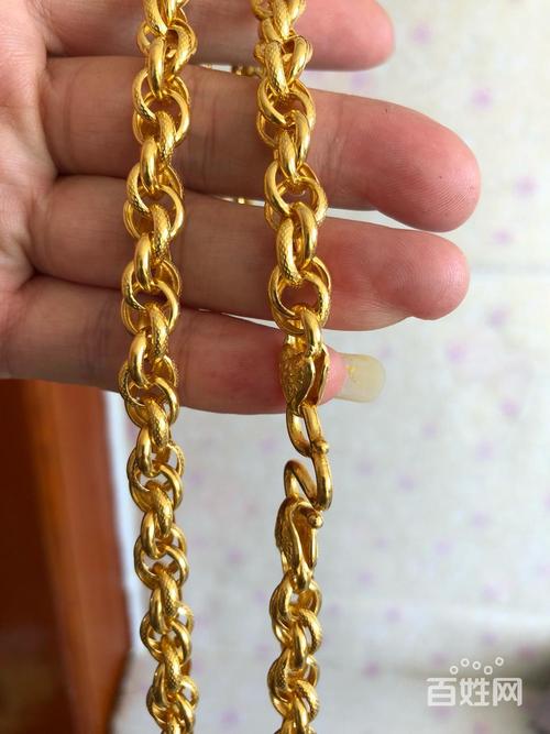 金子100.235克黄金项链