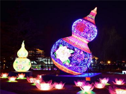 元宵节灯展图片大全_漂亮好看的花灯