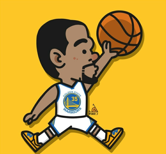 杜兰特卡通漫画头像