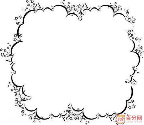 爱国小报边框素材简洁又精美