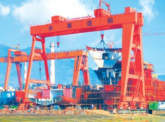 东南造船公司上半年承接新船9艘交船4艘
