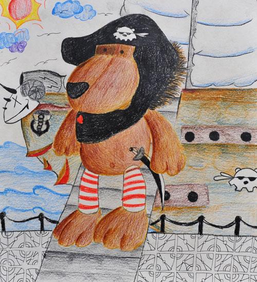 儿童画画大全简单漂亮少儿美术精选作品集50张