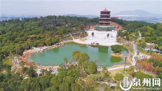 晋江八仙阁预计今年5月完工 钢木结构闽南风格仿古建筑