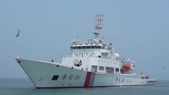 台湾海峡最大公务执法船结束首次巡航