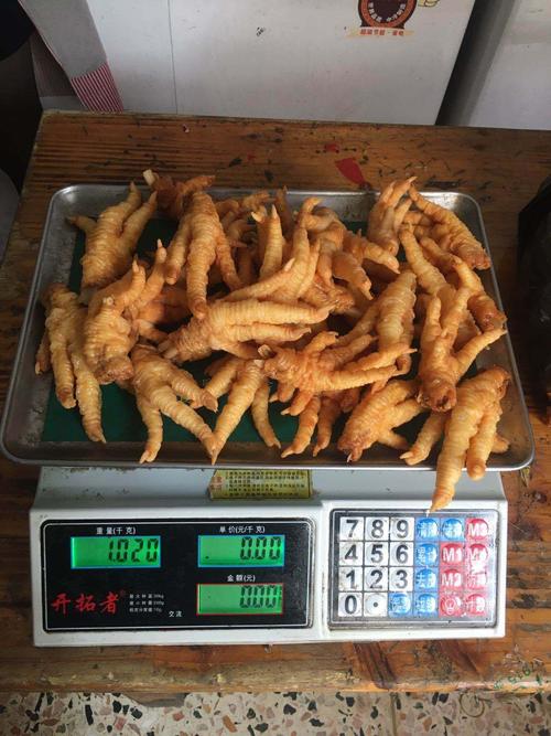 冷冻新鲜虎皮凤爪商用鸡爪半成品卤鸡脚材炸鸡脚15公斤