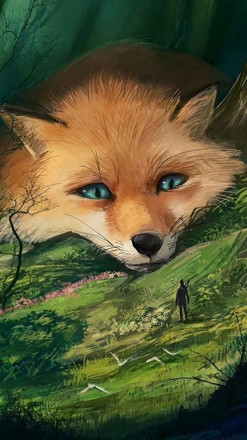 《巨型动物与人类2》日本插画师:もの久保