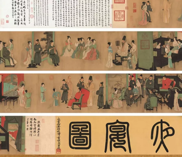 韩熙载夜图(韩熙载夜宴图作品赏析)