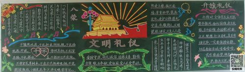 整洁又漂亮的文明校园黑板报