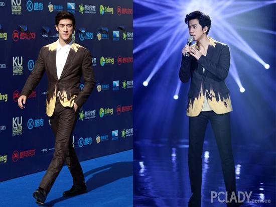 李治廷 vs 李健:bottega veneta火焰西装