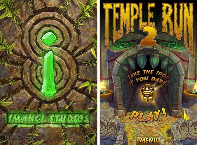 跑酷游戏temple run 2下载量4天突破了2000万次