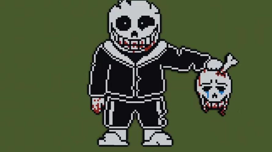 我在mc里做了一个精神错乱sans