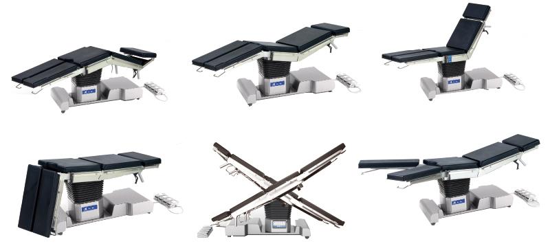 可选配件可选搁臂板,支身架 ,污物盆,手术头架,支肩架,骨科牵引架,搁