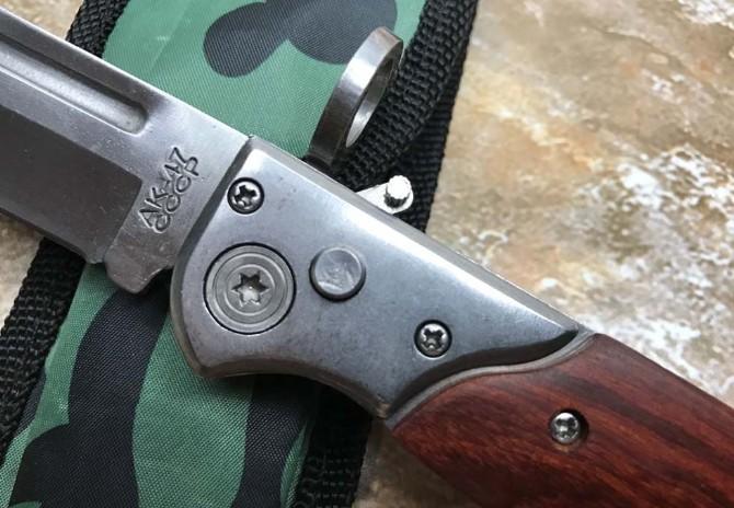 ak-47 枪刺弹簧刀