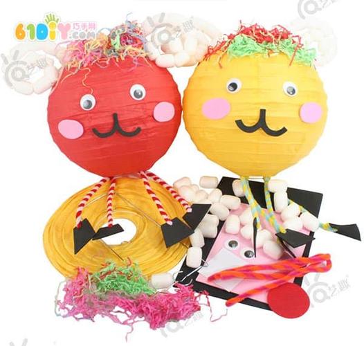 元宵节小羊灯笼手工制作_综合其它_巧巧手幼儿手工网