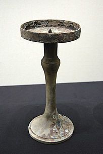 汉代青铜豆形灯