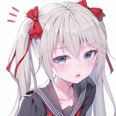 qq双马尾动漫头像