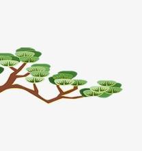 柏树树干简笔画