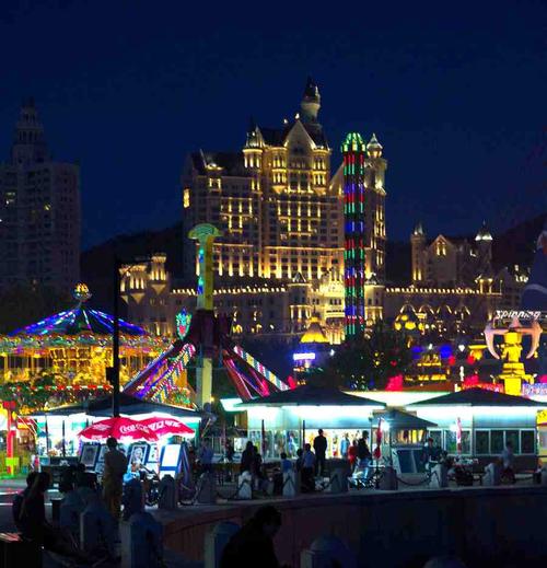 大连星海广场夜景